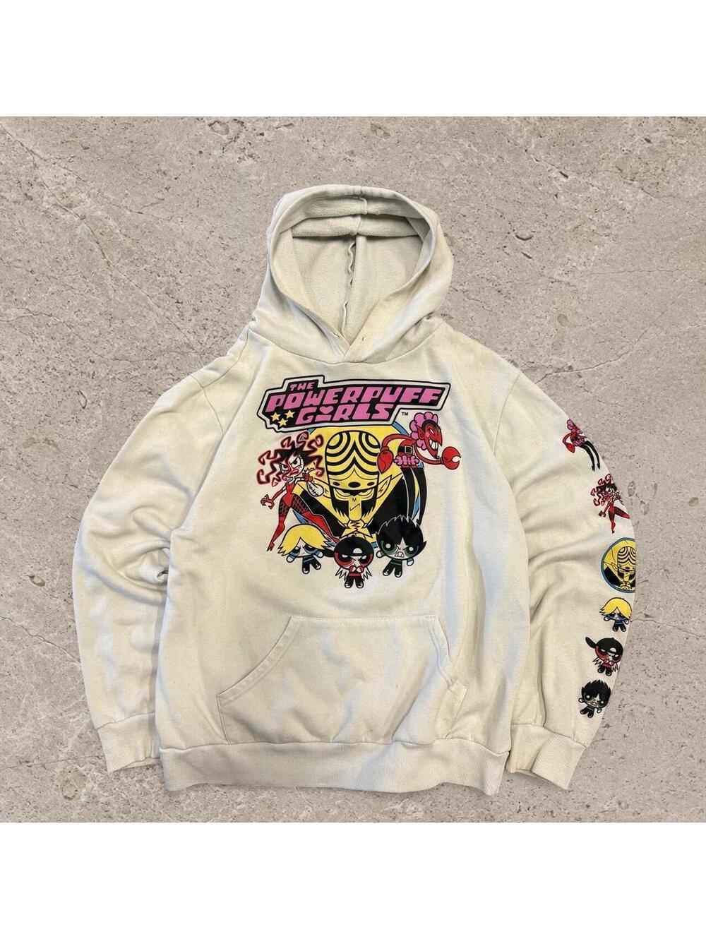 Super fire vintage Y2K Power Puff Girls hoodie.